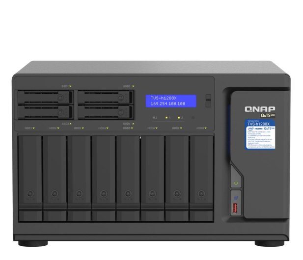 QNAP Serwer NAS TVS-h1288X-W1250-16G 12x0HDD Intel XeonW-1250 - 1262665 - zdjęcie